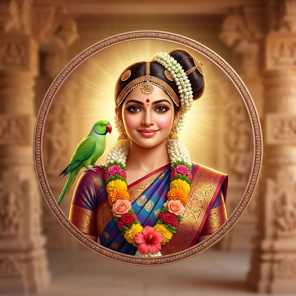 Andal (Goda Devi), Lord Ranganatha (Vishnu)