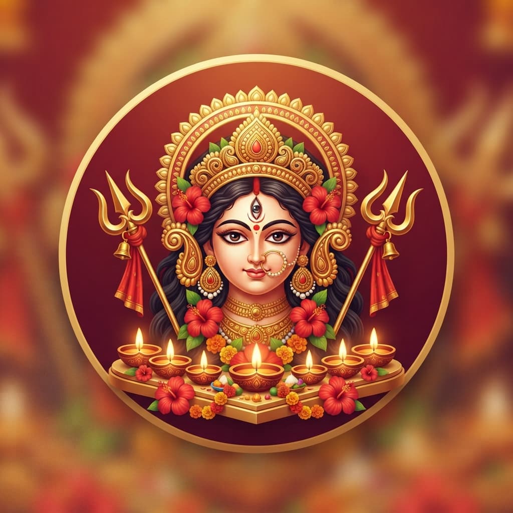 Goddess Mahagauri (eighth Navadurga); Goddess Durga