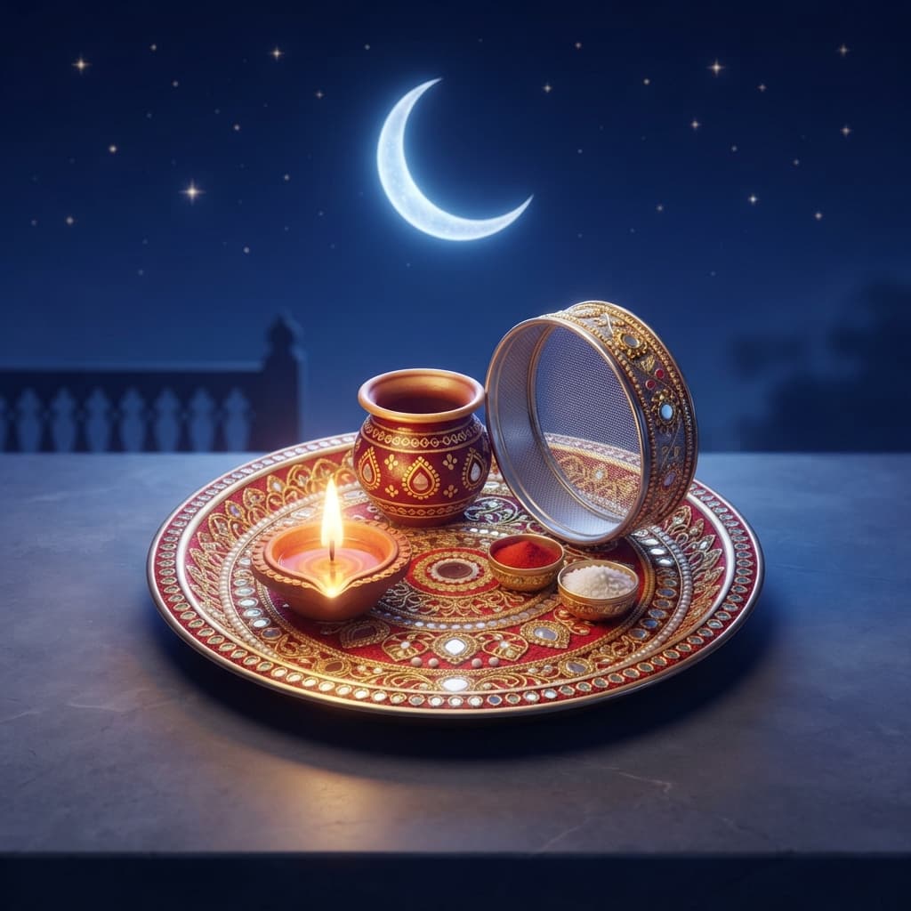 Goddess Gauri (Chauth Mata), Lord Shiva, Lord Ganesha, Kartikeya, and Chandra