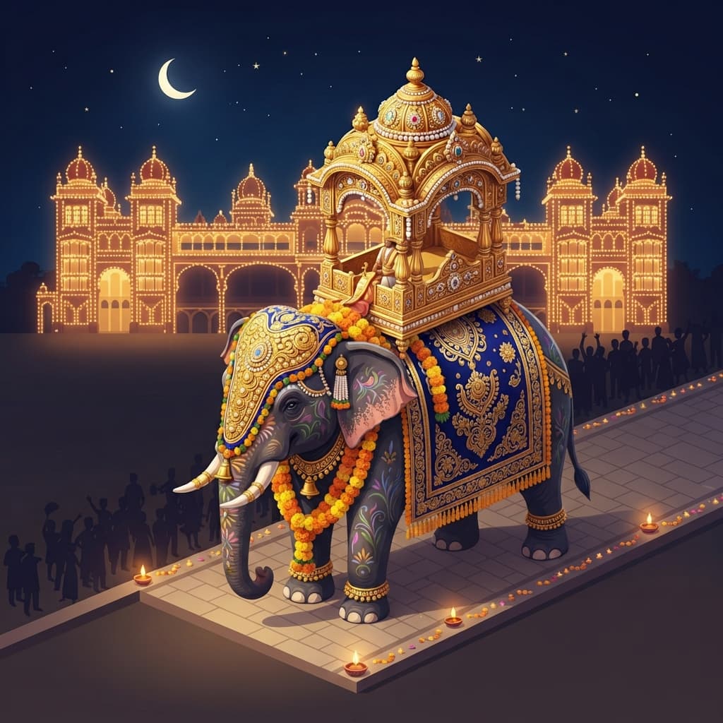 Goddess Chamundeshwari (Durga as slayer of Mahishasura)
