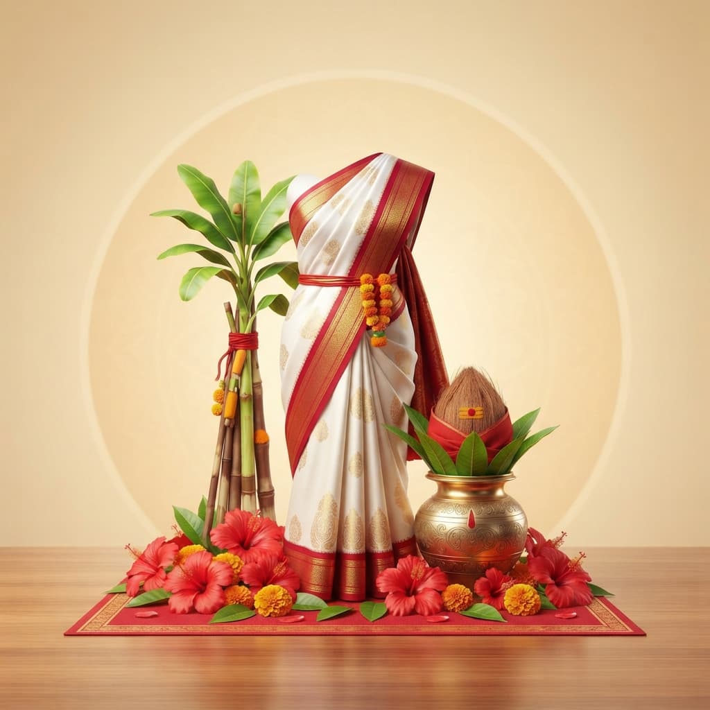 Goddess Durga in her nine plant forms (Navadurga as Shakambhari)