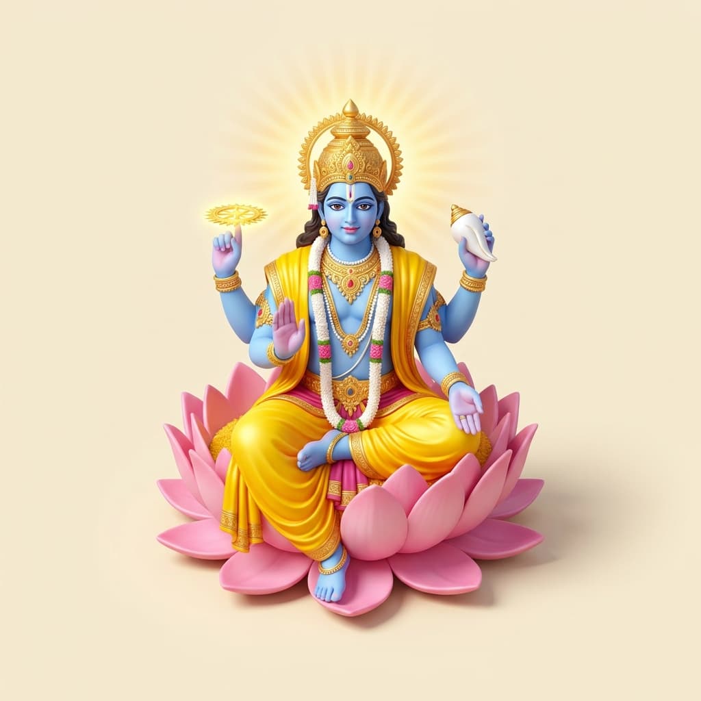 Lord Vishnu (Narayana), Goddess Lakshmi