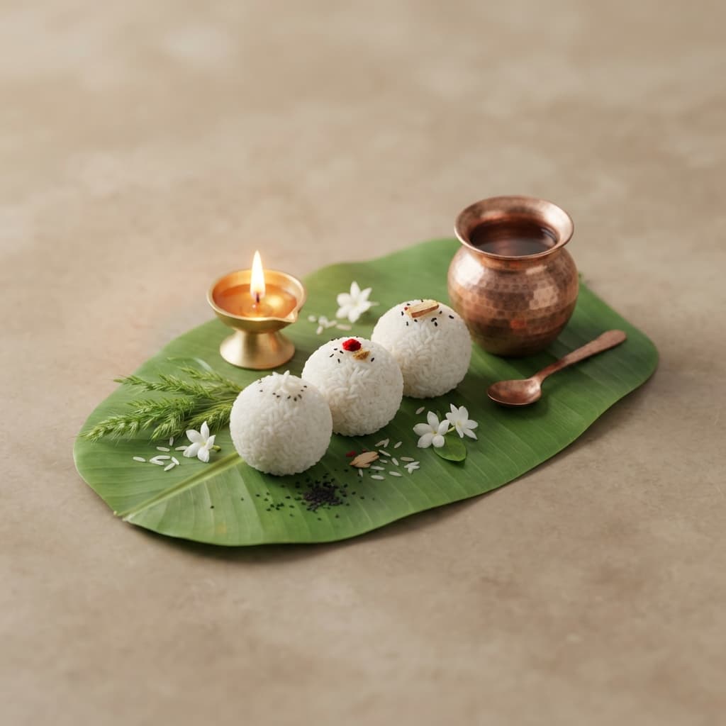 The Pitru (ancestors), Bal Gopal (child Krishna), Yama